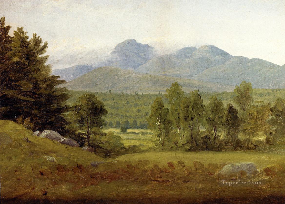 Sketch of Mount Chocorua New Hampshire scenery Sanford Robinson Gifford Oil Paintings